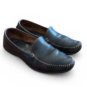 Allen Edmonds El Paso Driving Loafers 9D Black Leather Slip On Restore Project